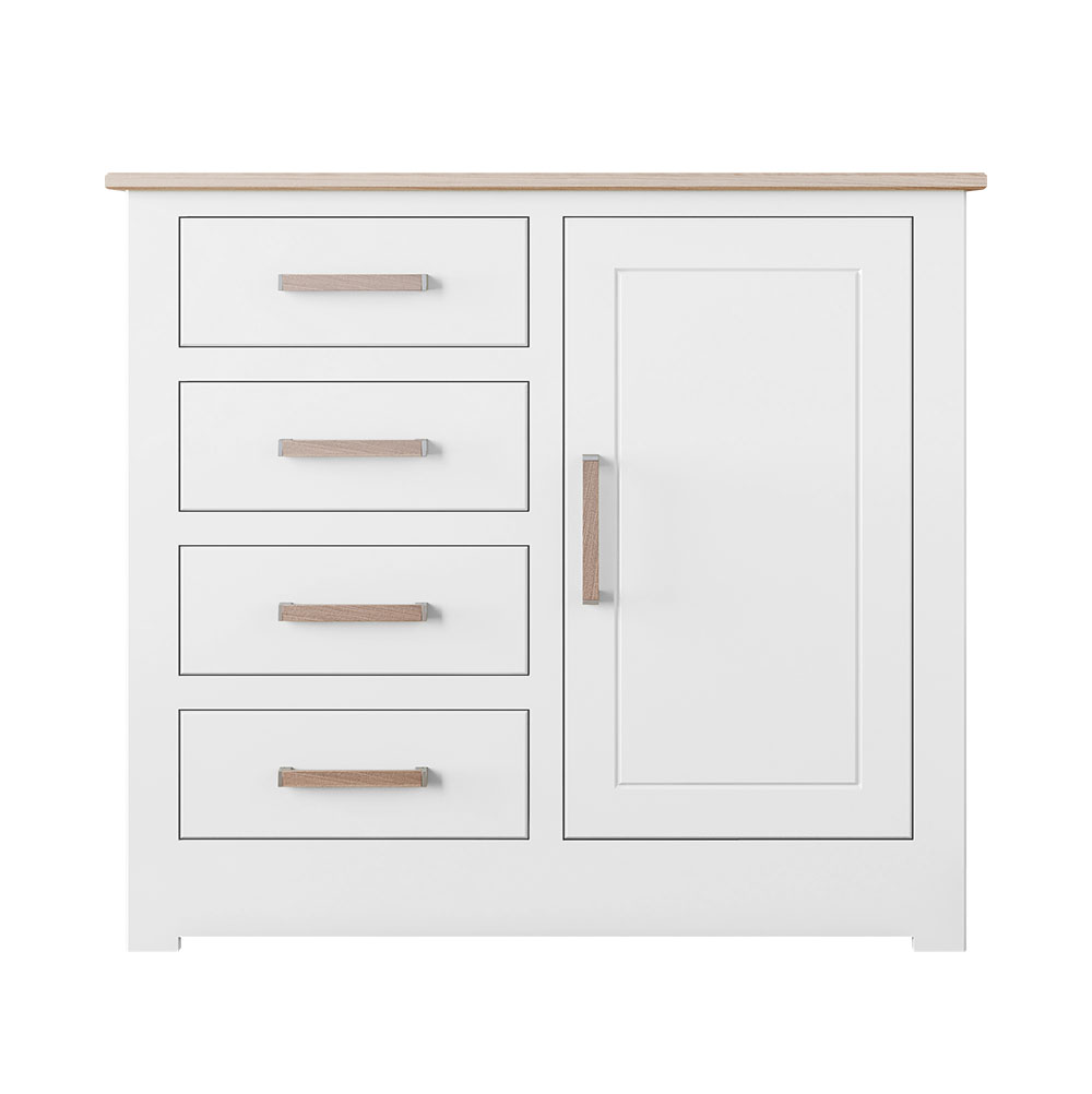 Modo Small 1 Door 4 Drawer Sideboard