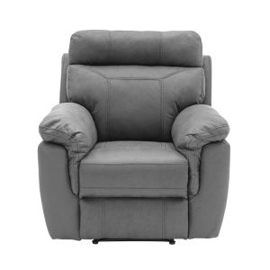Burford Manual Recliner Chair - Grey