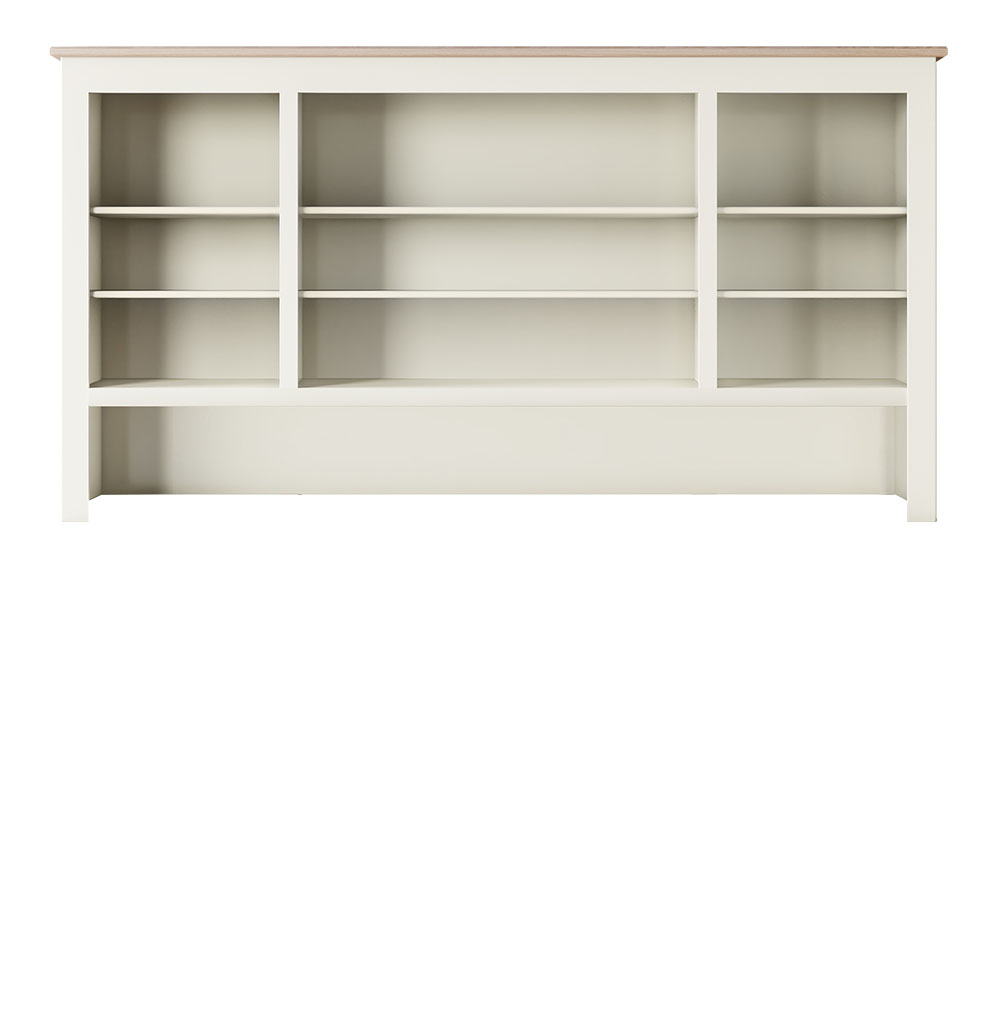 with Painted Shelves