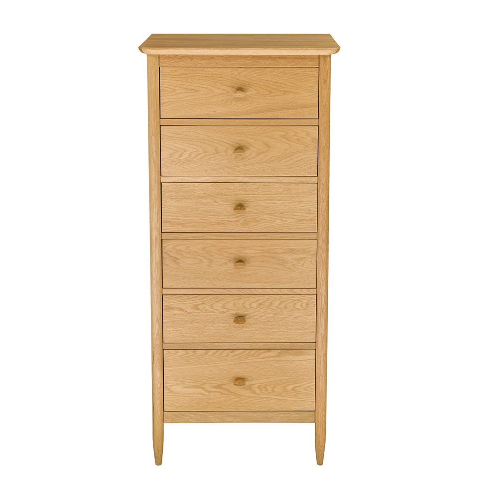 Ercol Teramo 6 Drawer Tall Chest 