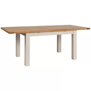 Maiden Oak Painted 2 Leaf Extension Dining Table