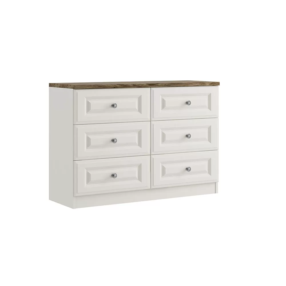 Edinburgh 6 Drawer Twin Chest 