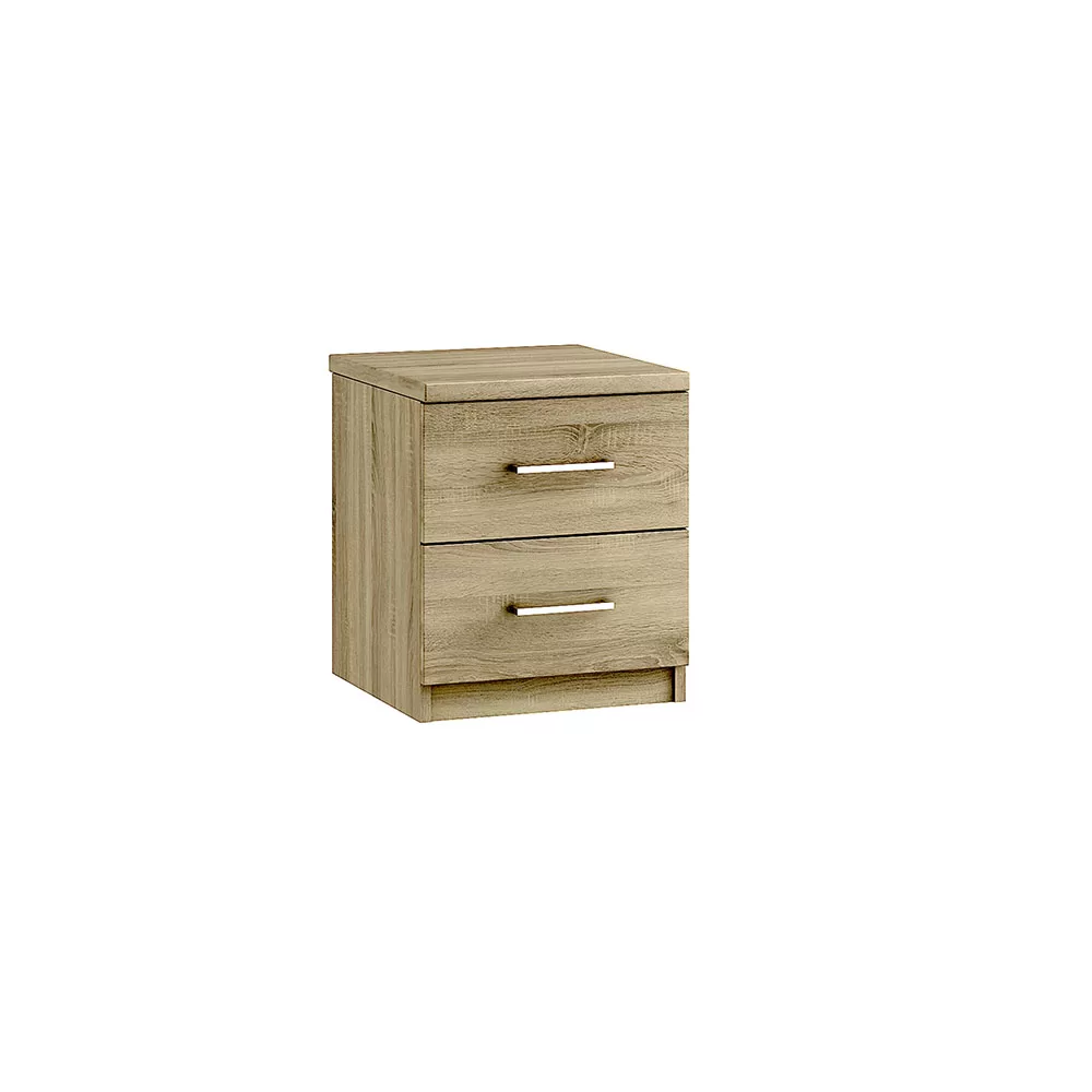 Madrid 2 Drawer Bedside 