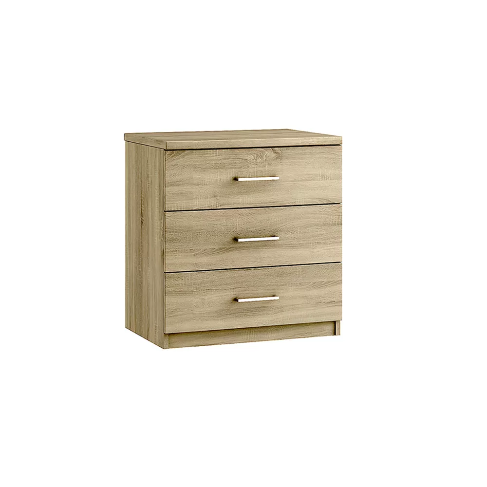 Madrid 3 Drawer Midi Chest
