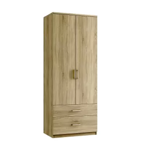 Madrid Double Tall 2 Drawer Gents Robe