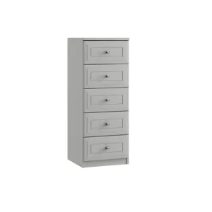 Paris 5 Drawer Narrow Chest