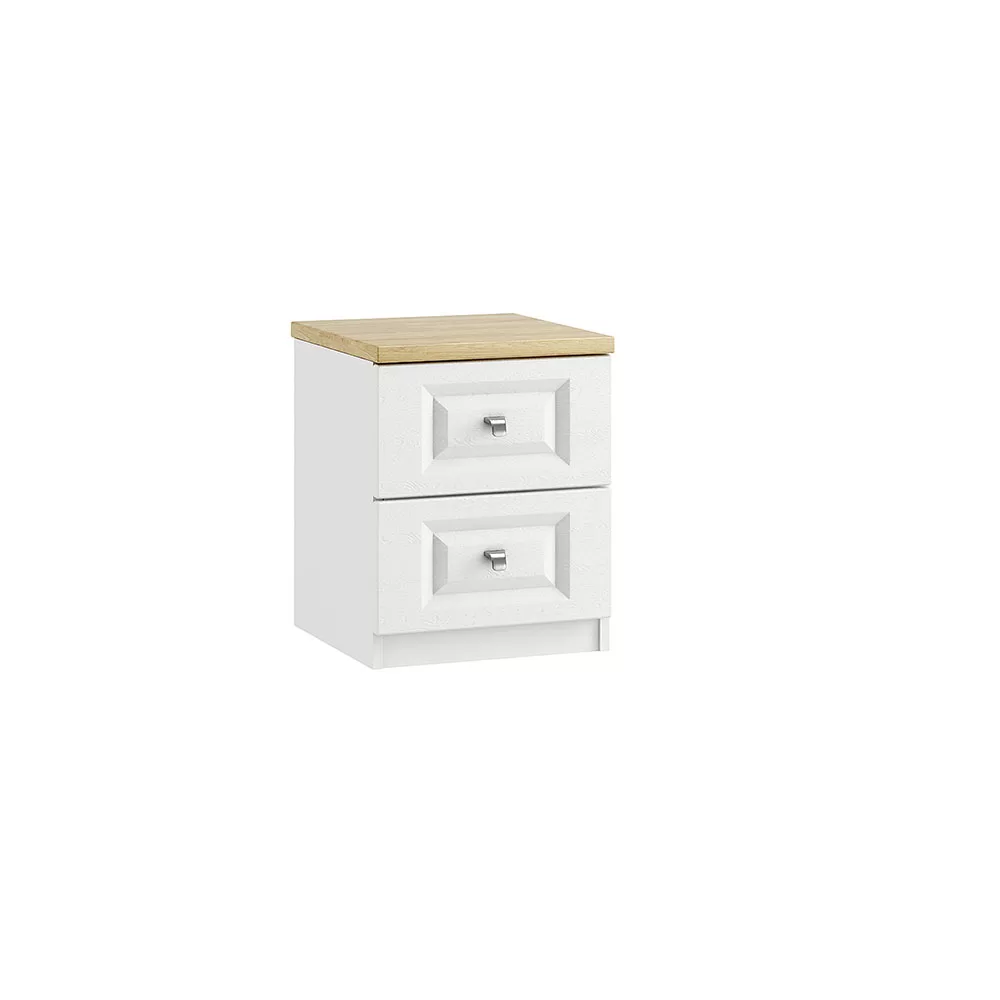 Vienna 2 Drawer Bedside