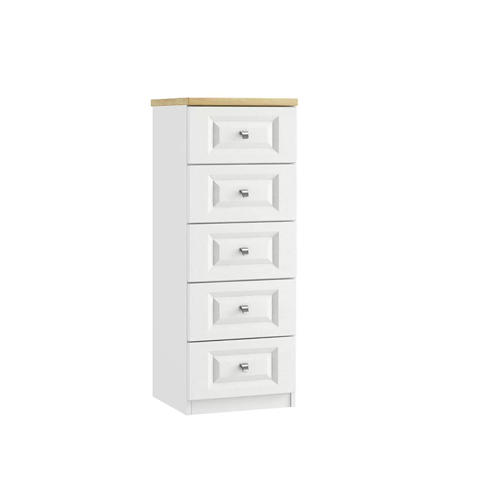Vienna 5 Drawer Narrow Chest