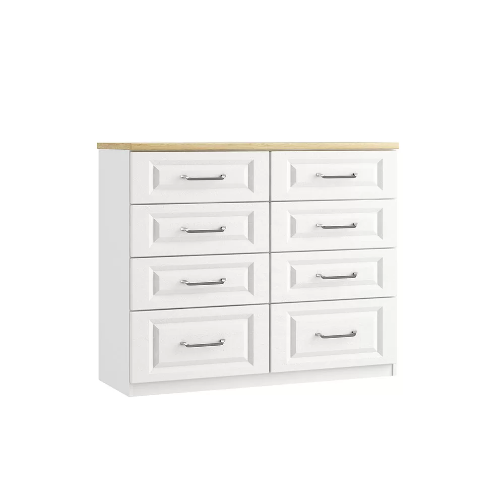 Vienna 8 Drawer Twin Chest