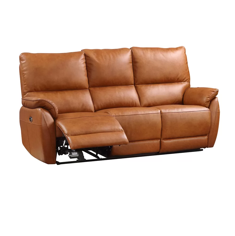 Ethan 3 Seater Power Recliner- Tan