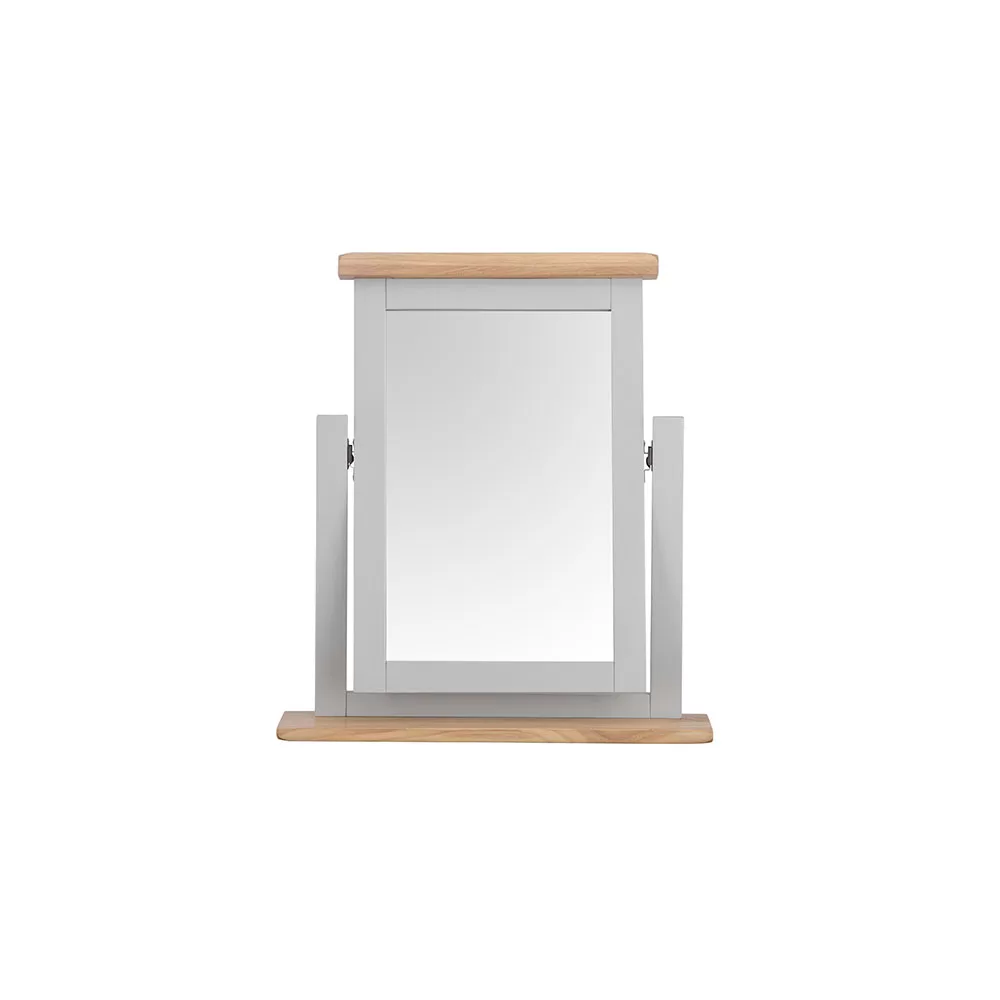 Eddington Grey Trinket Mirror