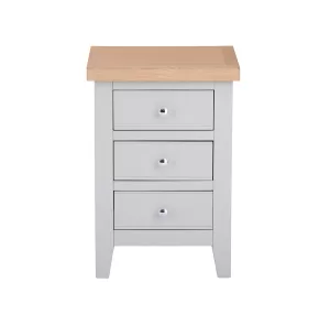 Eddington Grey Large Bedside Cabinet