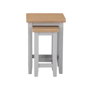 Eddington Grey Nest of 2 Tables