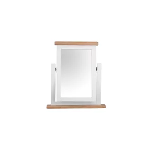 Eddington White Trinket Mirror