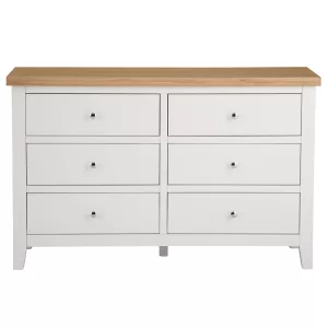 Eddington White 6 Drawer Chest