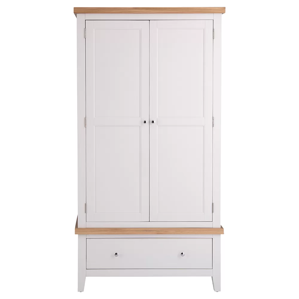 Eddington White 2 Door Wardrobe