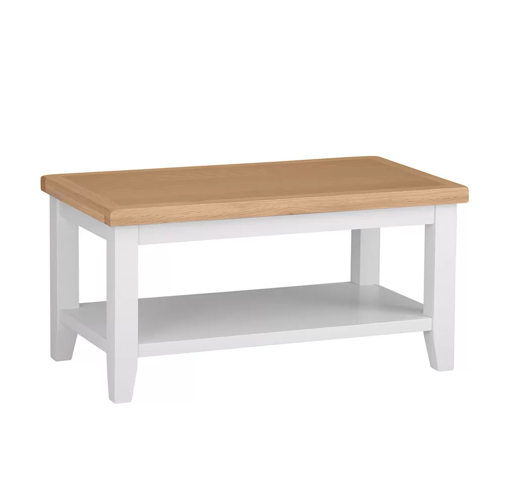 Eddington White Small Coffee Table