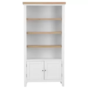 Eddington White Large Wide Bookcase