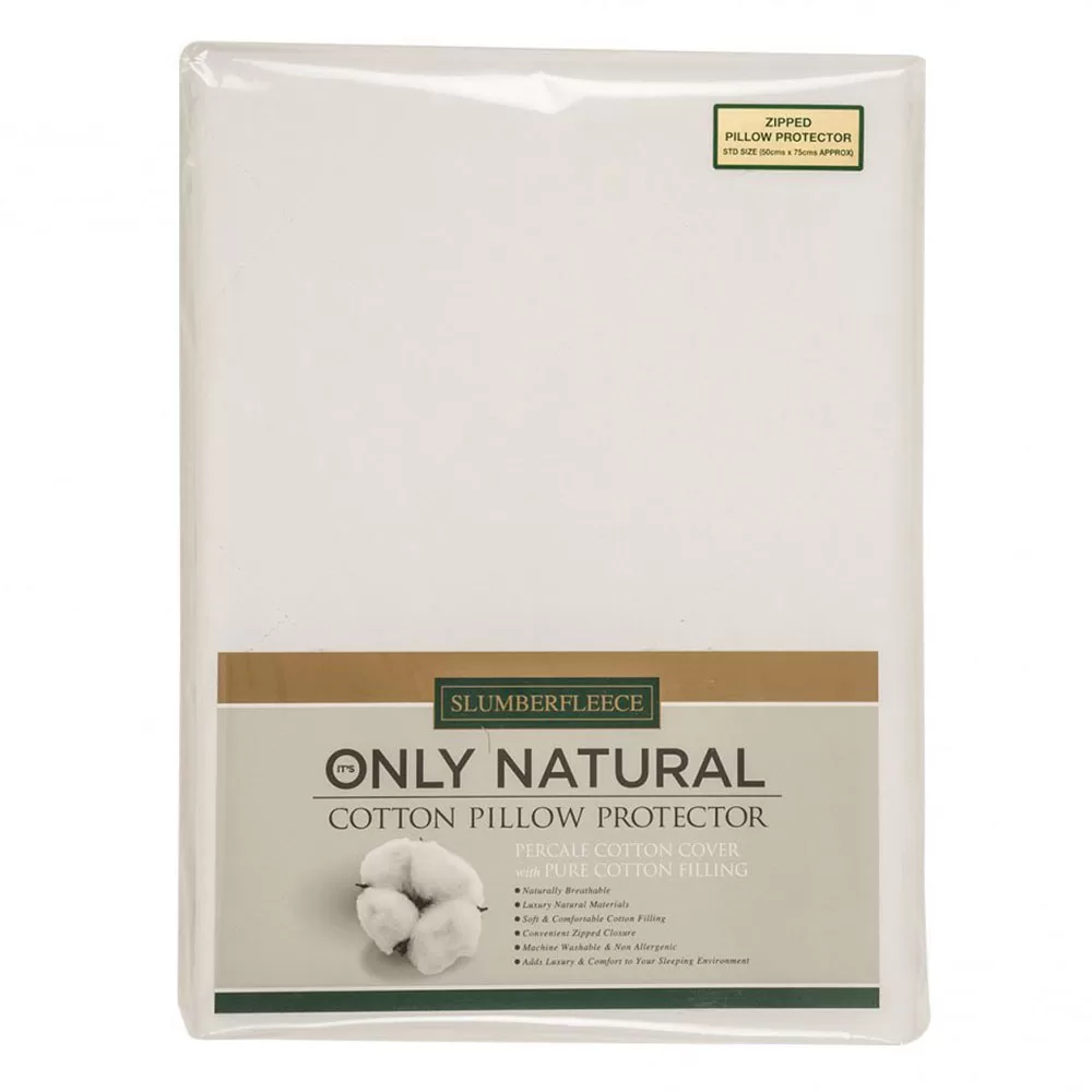 Slumberfleece Cotton Pillow Protector