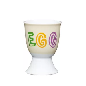 KitchenCraft Porcelain Egg Cup Childrens Dippy Egg