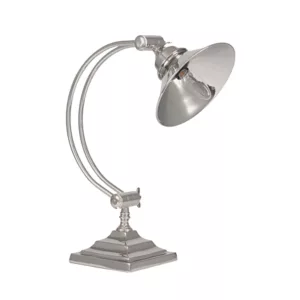 Kensington Nickel Metal Task Table Lamp
