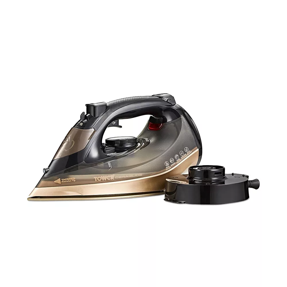 Tower T22022GLD Ceraglide 360 Cord Cordless Steam Iron
