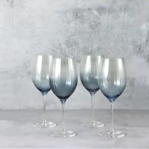 Simply Home Wine Glasses - Gatsby Blue (set of 4)