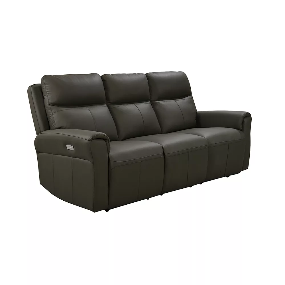 Roma 3 Seater Electric Recliner - Ash