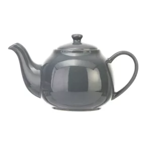 Solid Glaze 6 Cup Grey Teapot