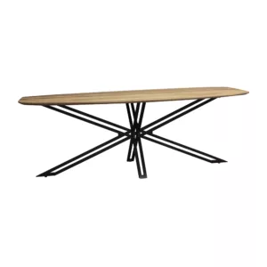 Jakarta D End Oval Dining Table 180 - Mango Wood