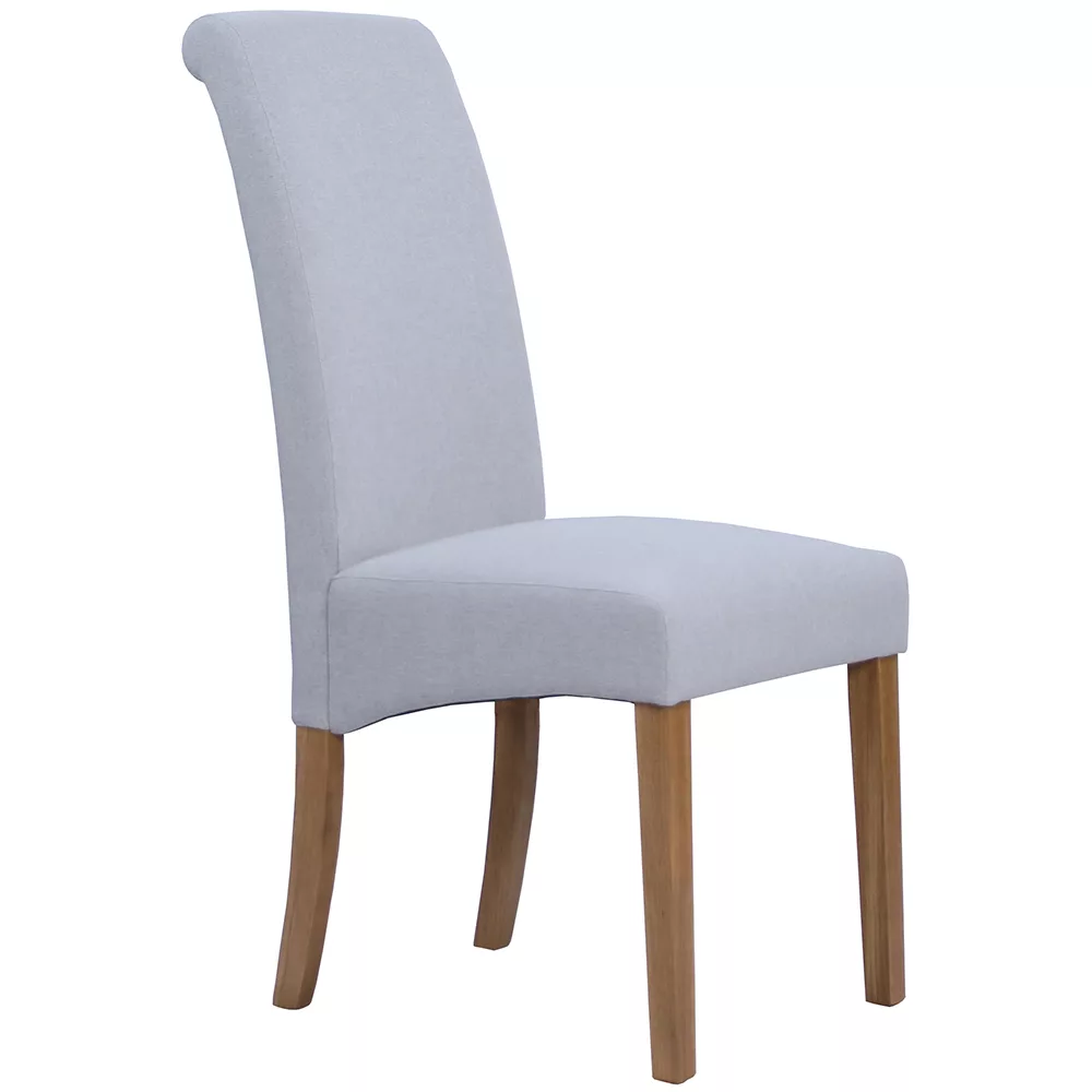 Wesley Rollback Chair - Light Grey