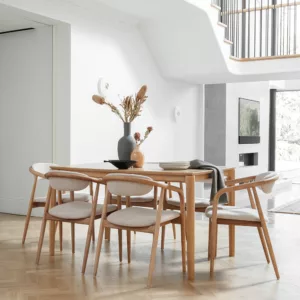 G Plan Winchester Extending Table and x6 Isabelle Chairs Set