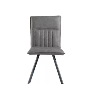 Panel Back Chair - Grey