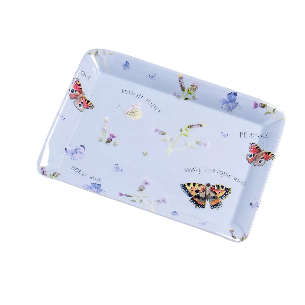 Country Butterflies Scatter Tray