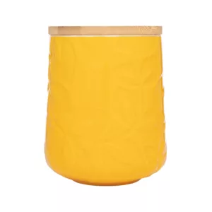 Catherine Lansfield Inga Storage Jar - Yellow