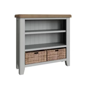 Heritage Grey Small Bookcase