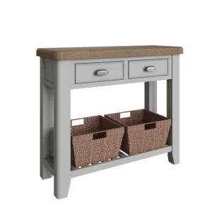Heritage Grey Console Table