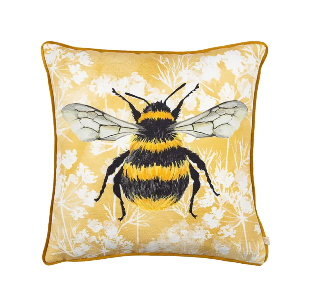 Evans Lichfield Manor Bee Natural 43x43cm Cushion