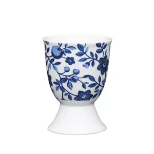 KitchenCraft Porcelain Egg Cup - Traditional Floral