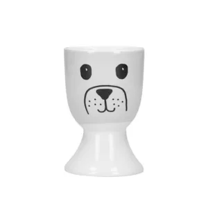 KitchenCraft Porcelain Egg Cup - Dog