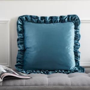 Catherine Lansfield Velvet Touch Filled Cushion 43 x 43 – Teal