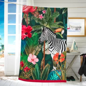 Deyongs Tropical Zoo Beach Towel - 90x180cm