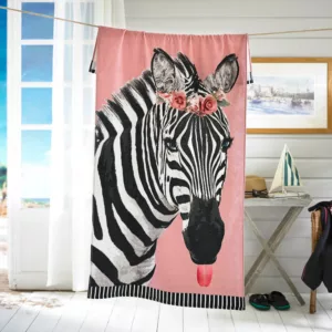 Deyongs Zebra Beach Towel - 75x150cm