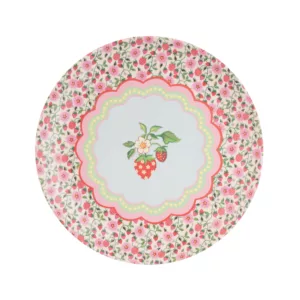 Cath Kidston Strawberry Set of 4 Melamine Dinner Plates