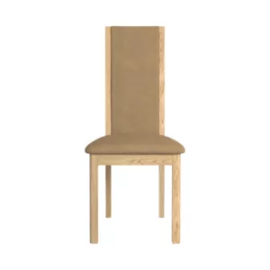 Malmo High Back Chair Faux Leather Taupe WIN216HLT