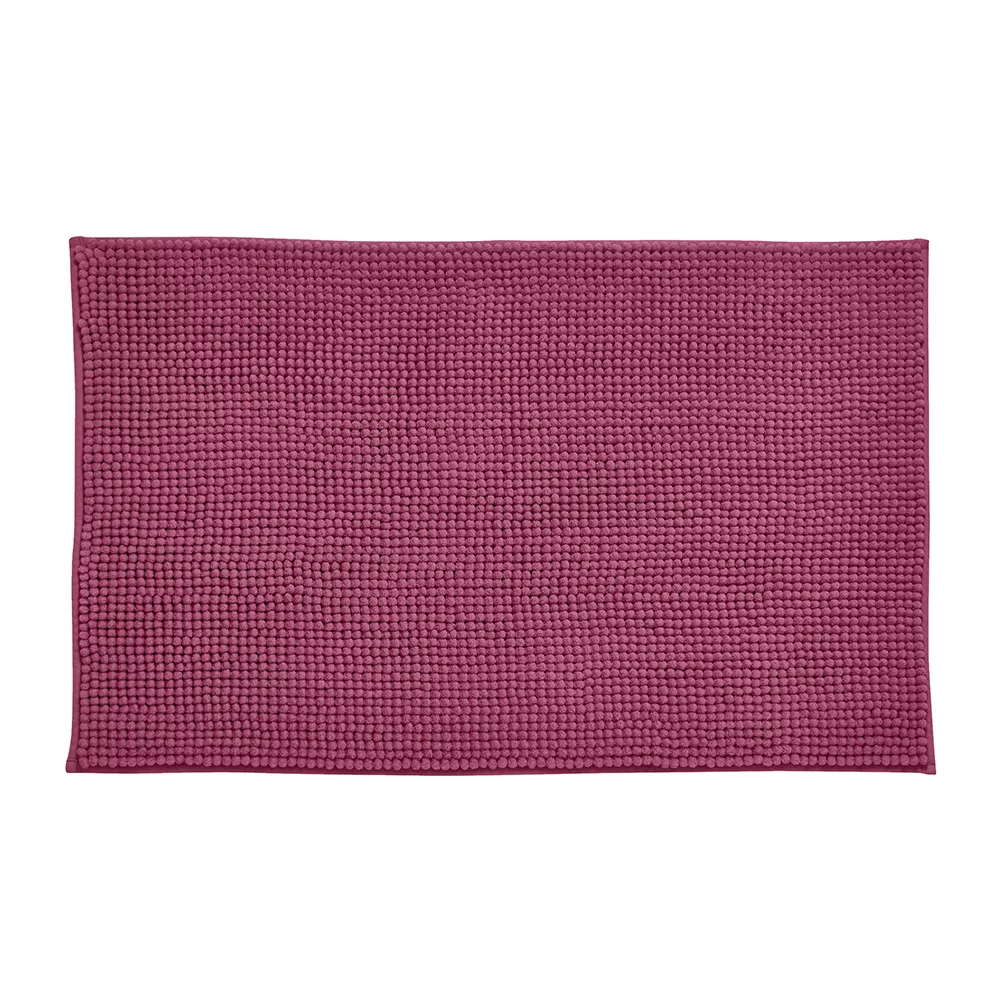 Catherine Lansfield Bobble Bath Mat - Raspberry 