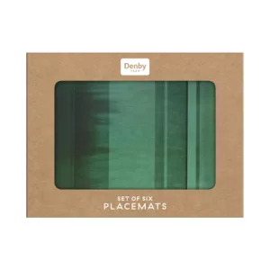 Denby Colours Set of 6 Placemats - Green