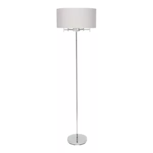 Plaza Silver 5 Light Metal Floor Lamp