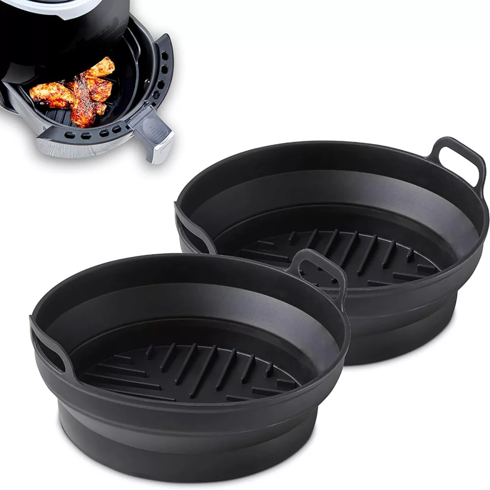 Tower Round Air Fryer Trays, Set of 2