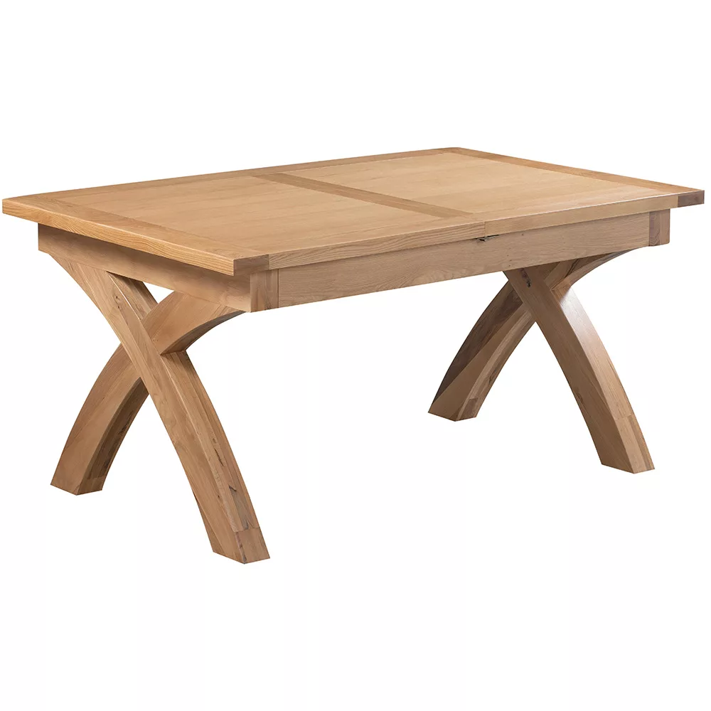 Maiden Oak X-Leg Extending Table 152-218cm